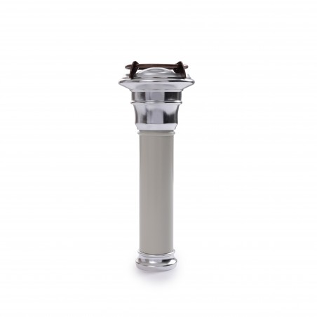 Vintage USB LED Zaklamp Gebroken Wit - VINTAGE FLASHLIGHT WHITE - Barebones Living