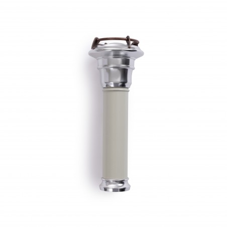 Vintage USB LED Zaklamp Gebroken Wit - VINTAGE FLASHLIGHT WHITE - Barebones Living