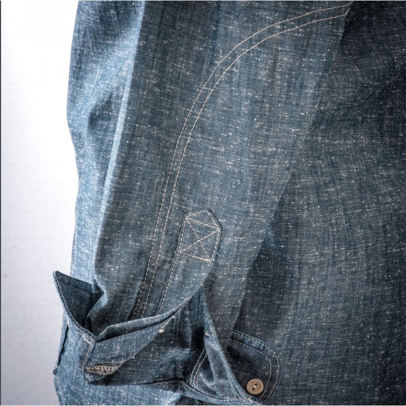 HEMD "LE CAMISARD" LIGHT JAPANISCHES CHAMBRAY -...