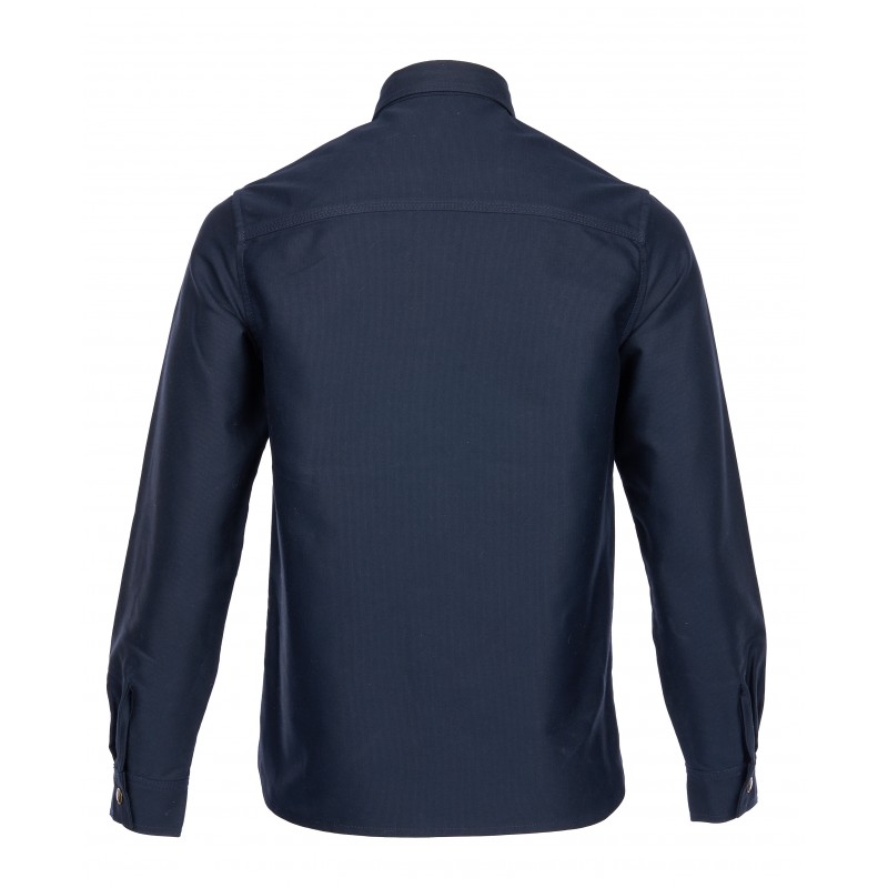 1967 CPO Shirt waxed blue - Pike Brothers