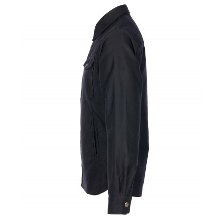 1967 CPO Shirt waxed navy - Pike Brothers