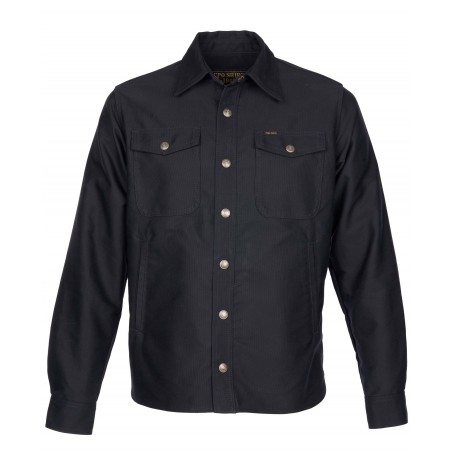 1967 CPO Shirt waxed navy - Pike Brothers