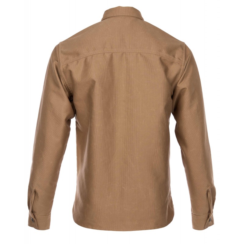 Hemd 1967 CPO Shirt waxed khaki - Pike Brothers