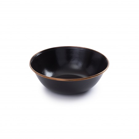 Charcoal Black Enamel Steel Bowls – Barebones Living