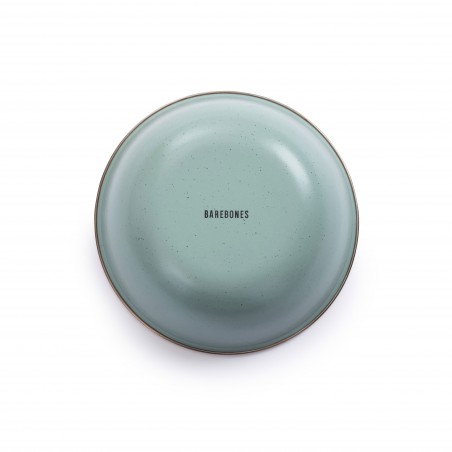 Kommen van Geëmailleerd Staal muntgroene kleur – Barebones Living