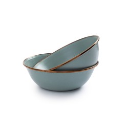 Mint Enamel Steel Bowls – Barebones Living