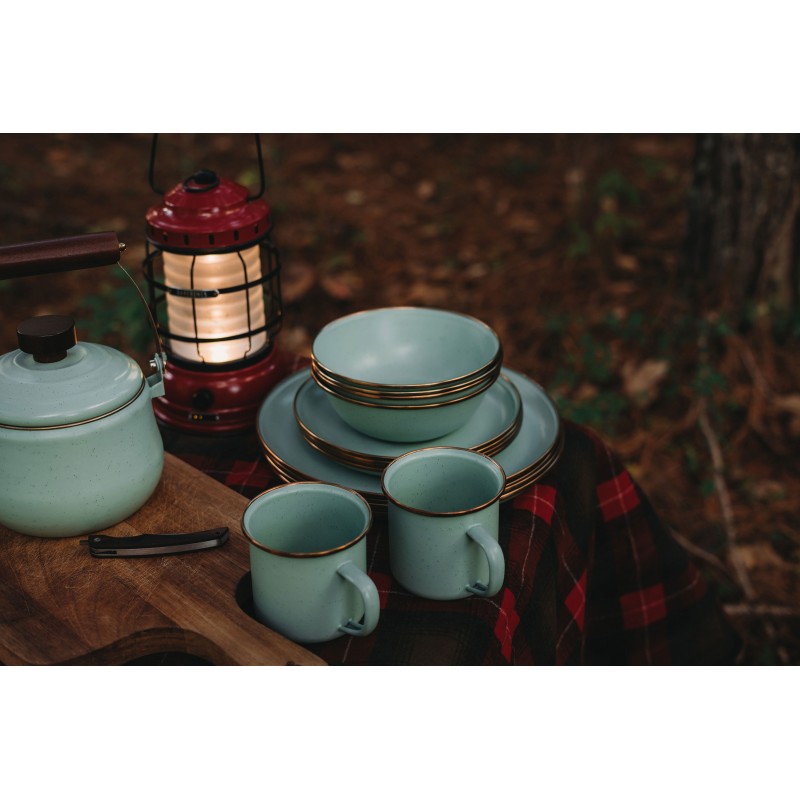 Bols en Acier Emaillé couleur menthe –...