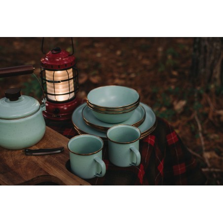 Bols en Acier Emaillé couleur menthe – Barebones Living