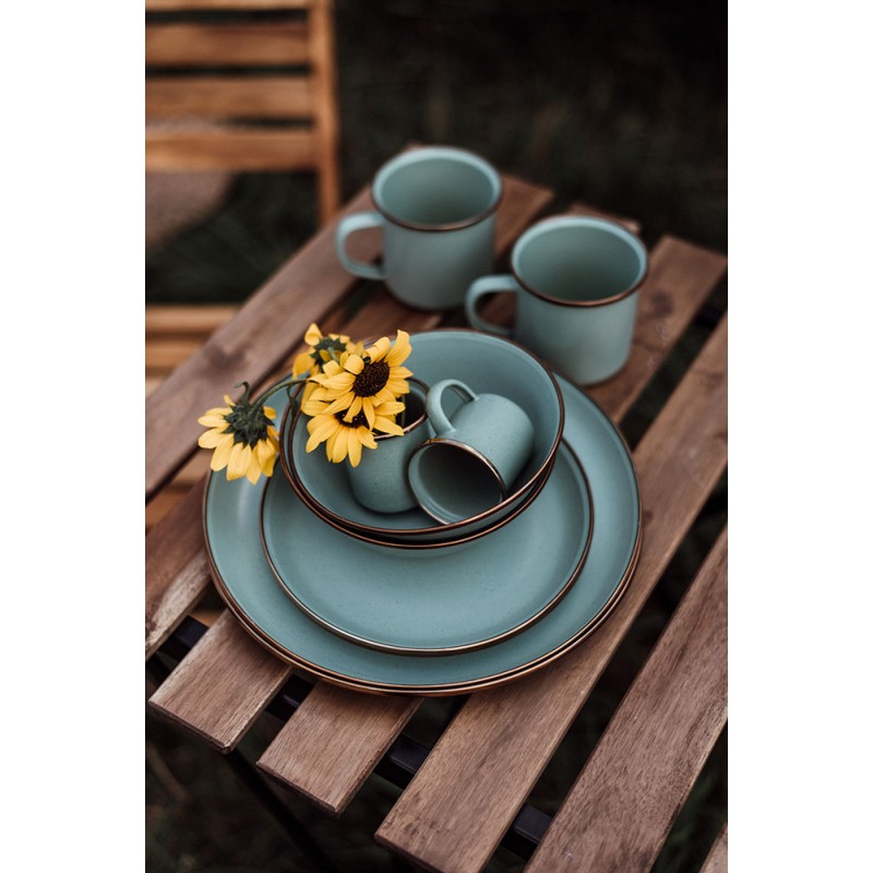 Bols en Acier Emaillé couleur menthe –...