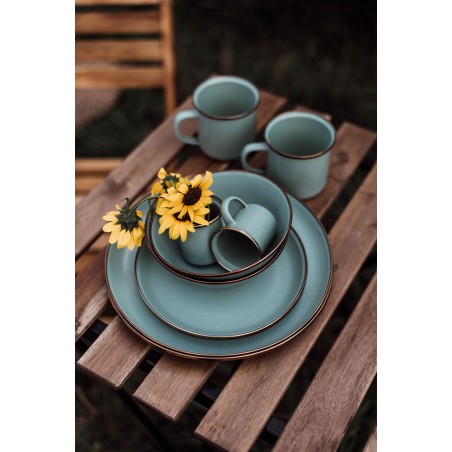 Bols en Acier Emaillé couleur menthe – Barebones Living