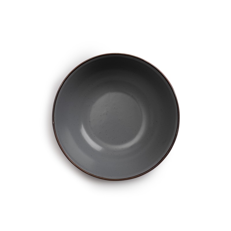 Dark Grey Enamel Steel Bowls – Barebones Living