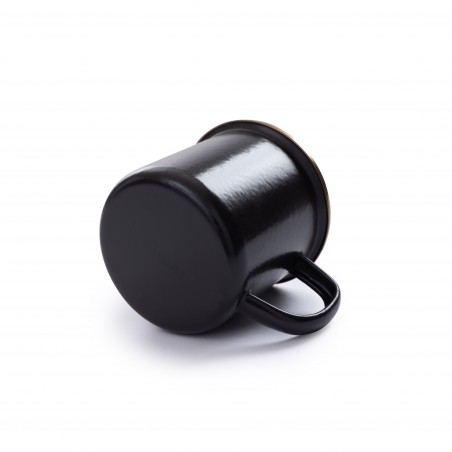 Mug Emaillierter Stahl Farbe Anthrazit Barebones Living