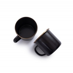 Mug Geëmailleerd Staal houtskoolkleur Barebones Living 2
