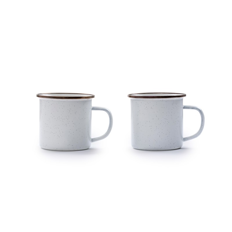 Eggshell Enamel Steel Mug Barebones Living