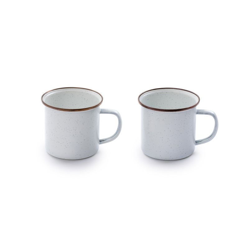 Eggshell Enamel Steel Mug Barebones Living