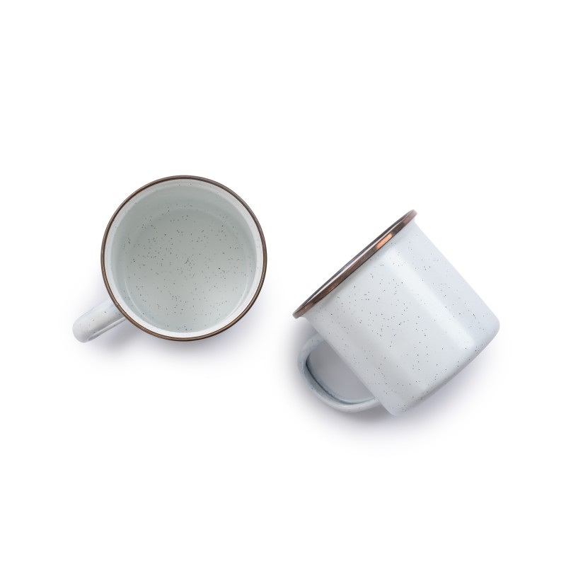 Mug Geëmailleerd Staal eierschaalkleur...