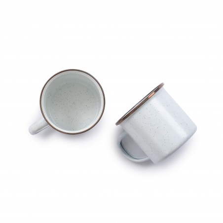 Eggshell Enamel Steel Mug Barebones Living