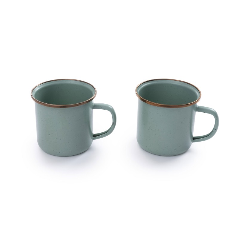 Mug Geëmailleerd Staal muntkleur Barebones Living