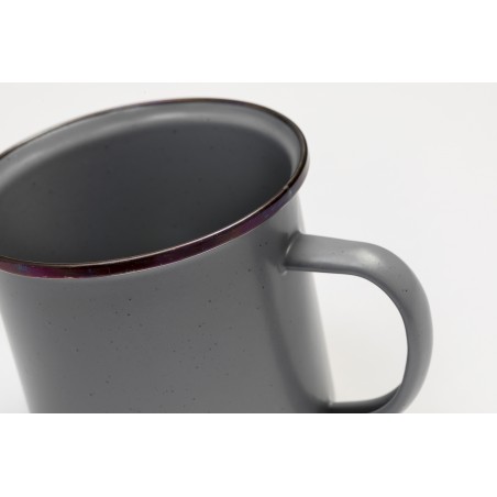 Mug Acier Emaillé couleur grise Barebones Living