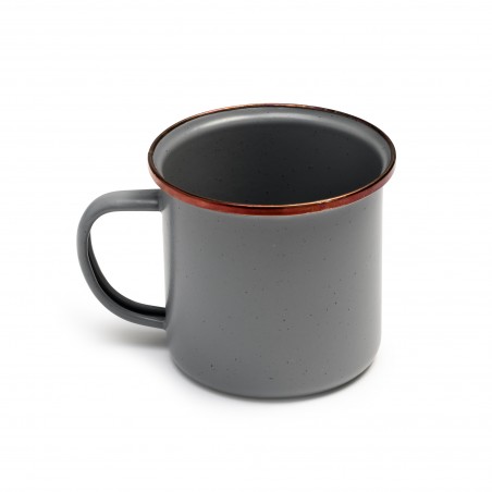 Mug Acier Emaillé couleur grise Barebones Living