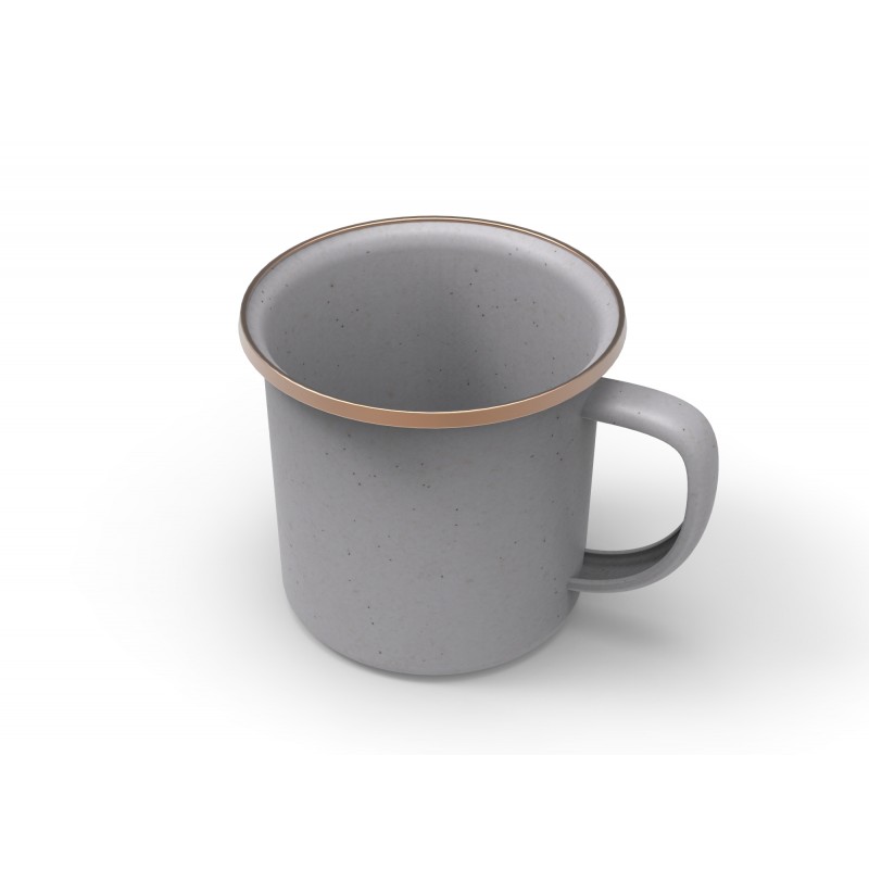 Mug Acier Emaillé couleur grise Barebones Living