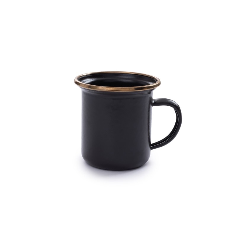 Espresso-Kaffeetassen aus emailliertem Stahl in...