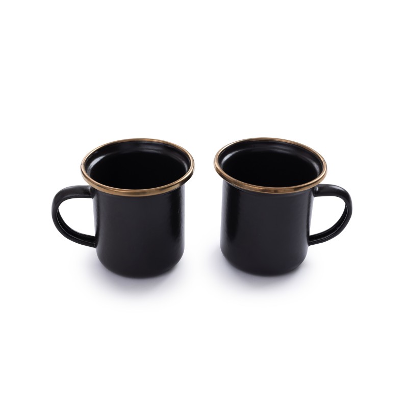 Espresso Koffiekopjes Geëmailleerd Staal kleur...