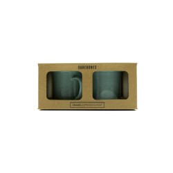 Espresso Enamel Steel Coffee Cups Mint Colour – Barebones... 2