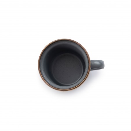 Grey Enamel Steel Espresso Coffee Cups - Barebones Living