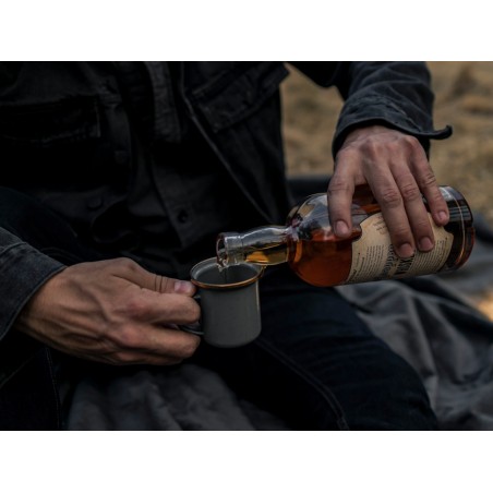 Tasses à café Expresso Acier Emaillé couleur grise - Barebones Living