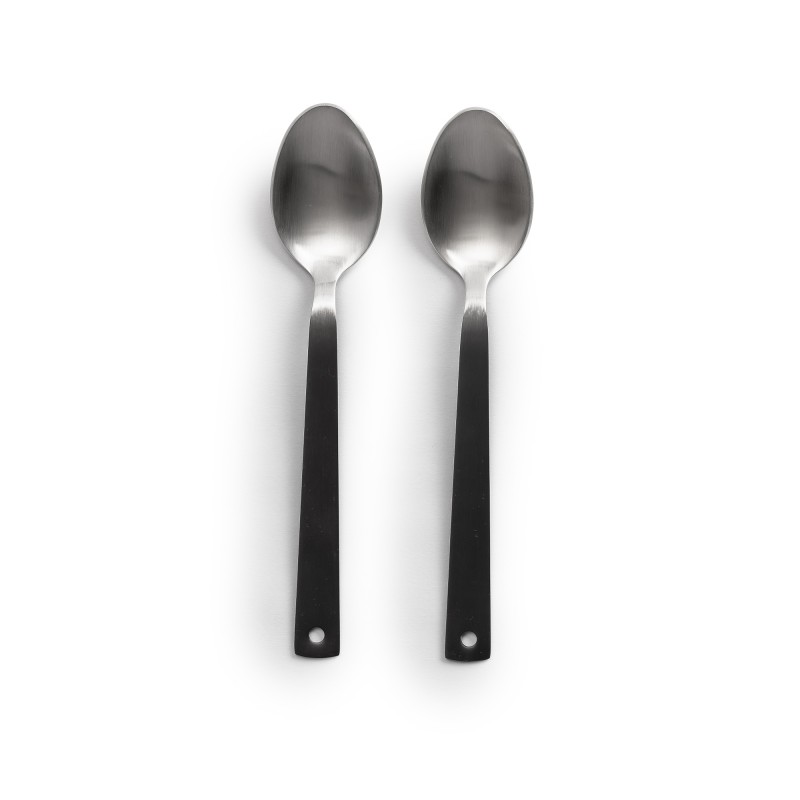 Set of 6 Cutlery with Matte Carbon Finish...