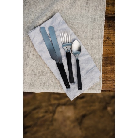 Set de 6 couverts manches finition carbone mat – Barebones Living