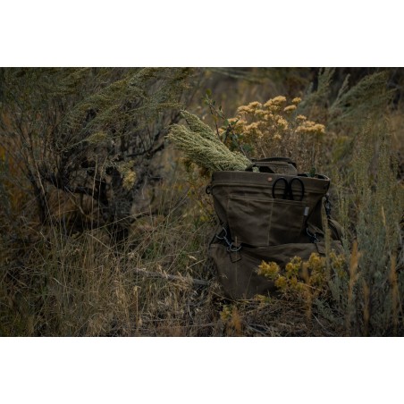 Sac de Jardin Toile Epaisse Waxée Vert Olive – Barebones Living