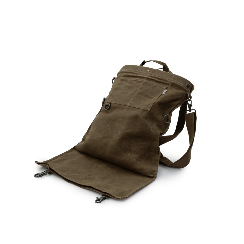 Thick Waxed Canvas Garden Bag Olive Green –...
