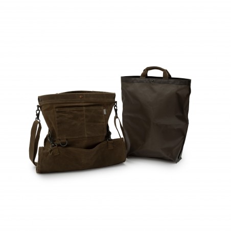 Thick Waxed Canvas Garden Bag Olive Green – Barebones Living