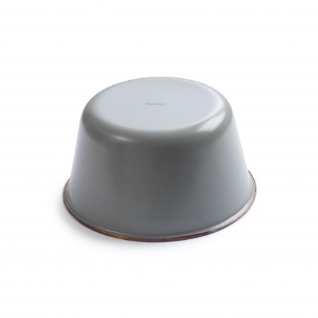 2er-Set Salatschüsseln aus emailliertem Stahl in Grau – Barebones Living