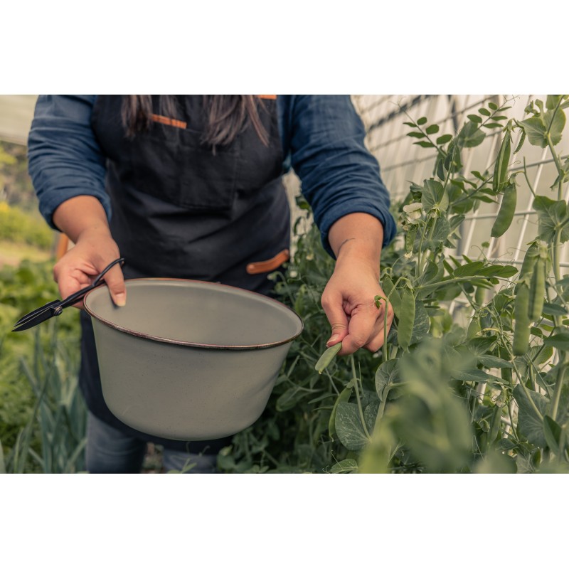 Set de 2 Saladiers Acier Emaillé couleur Grise...