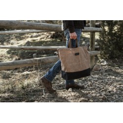 Large Khaki Tote Bag – Barebones Living