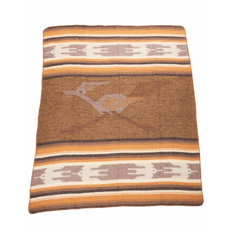 Deken Plaid 1969 Roadrunner Blanket Brown - Pike Brothers