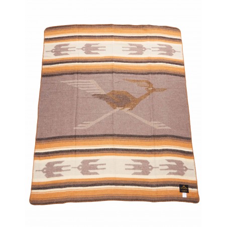 Couverture Plaid 1969 Roadrunner Blanket Brown - Pike Brothers