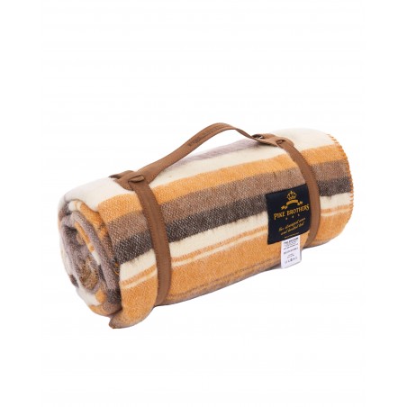 Couverture Plaid 1969 Roadrunner Blanket Brown - Pike Brothers