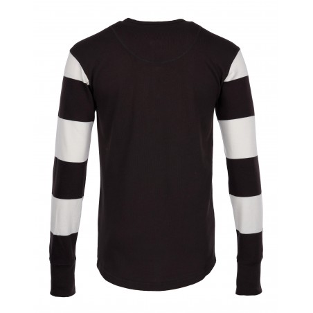 T-Shirt Henley Racer 1950 Racing Jersey Sprocket White - Pike Brothers