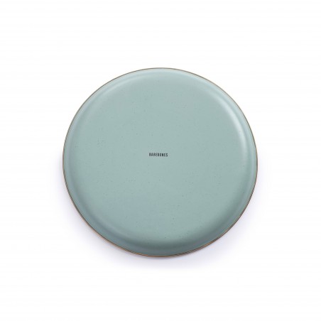 Large Mint Green Enamel Steel Plates – Barebones Living