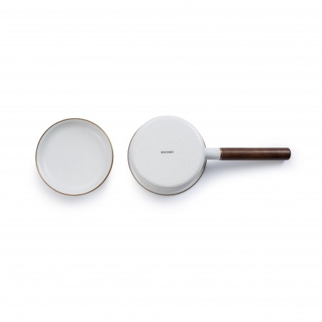Steelpan geëmailleerd staal kleur eierschaal – Barebones Living