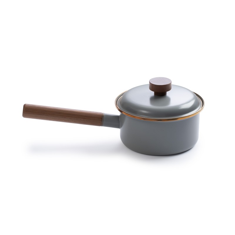 Steelpan geëmailleerd staal donkergrijs –...