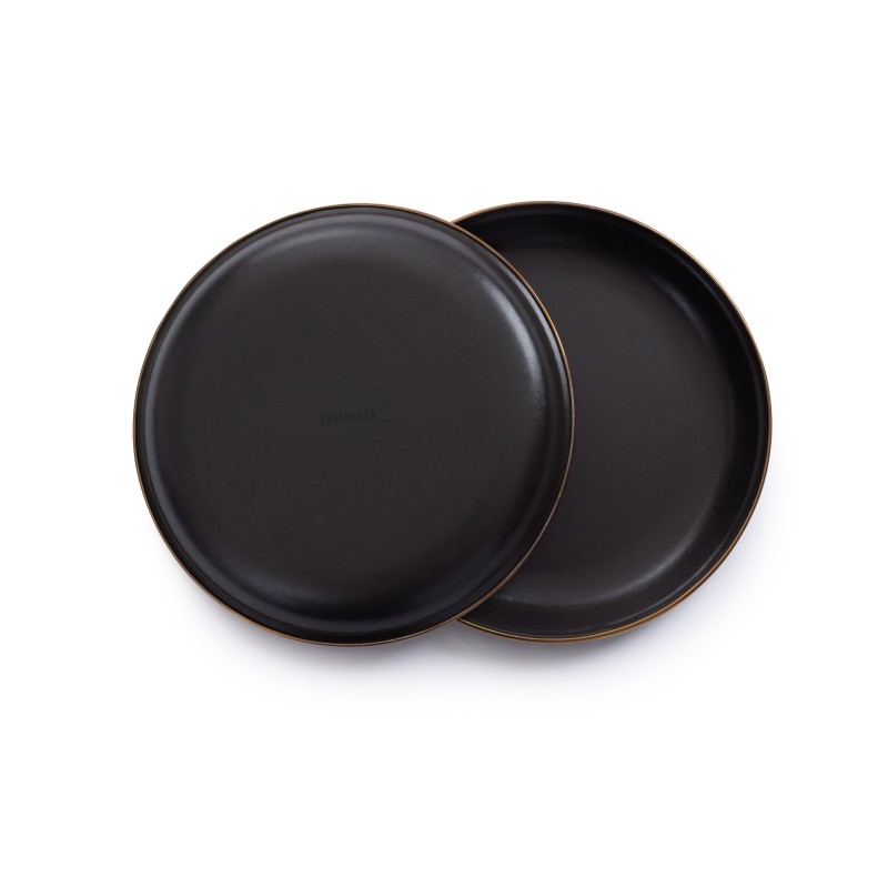 Kleine borden geëmailleerd staal kleur...