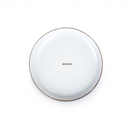 Small Enamel Steel Plates Eggshell Colour – Barebones Living