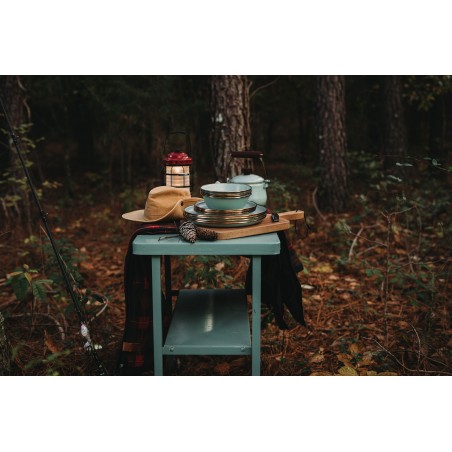 Small mint green enamel steel plates – Barebones Living
