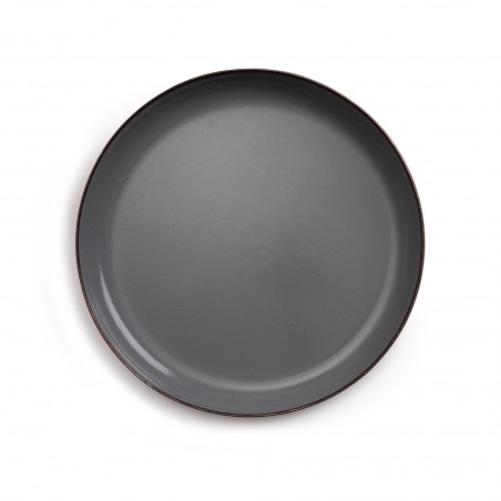 Kleine Teller aus emailliertem Stahl Farbe Grau – Barebones Living