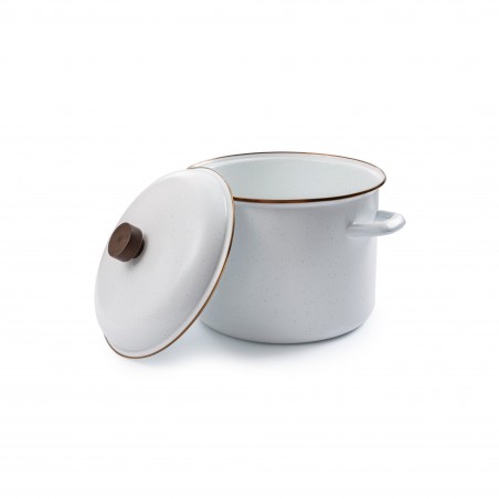 Enamel Steel Stockpot Eggshell Colour – Barebones Living